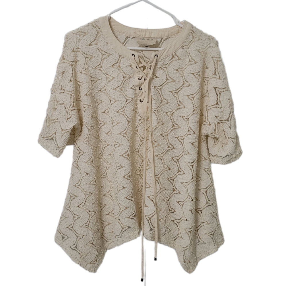 Moon River Oversized Boho Blouse